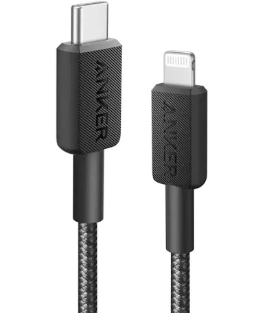 كيبل أنكر USB-C إلى Lightning بطول 3 قدم