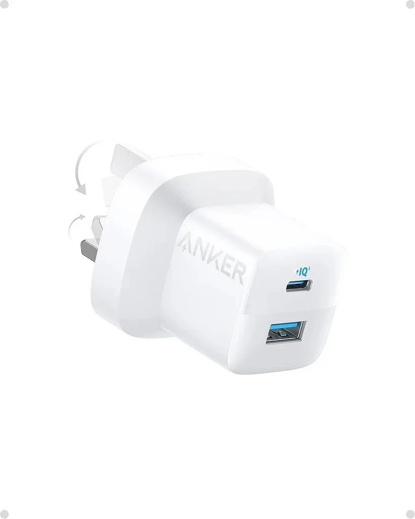 شاحن أنكر 323 مع كابل USB-C إلى Lightning (موديل 310)