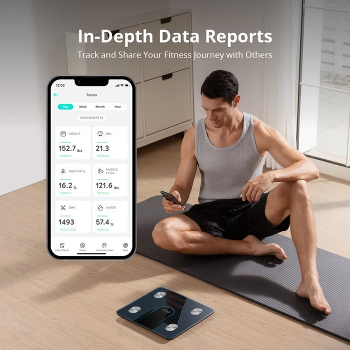 eufy Smart Scale P2 برو - أسود